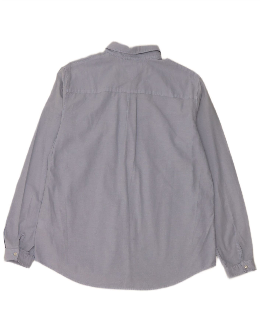 TOMMY HILFIGER Camicia da donna vestibilità regolare US 10 Large Blu Cotone