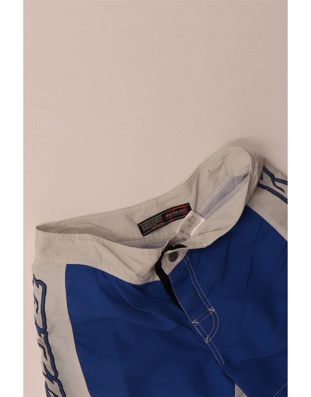 Pantaloncini da bagno con grafica da uomo RRD IT 46 Small Blu in poliestere color block