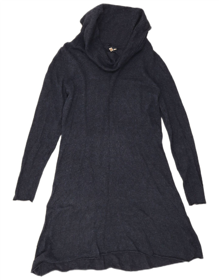 Abito maglione da donna White Stuff UK 14 Viscosa blu navy medio