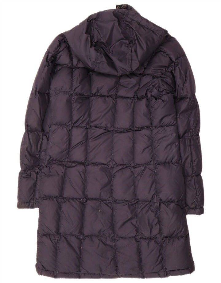 THE NORTH FACE Cappotto imbottito oversize con cappuccio da donna UK 10 piccolo blu navy