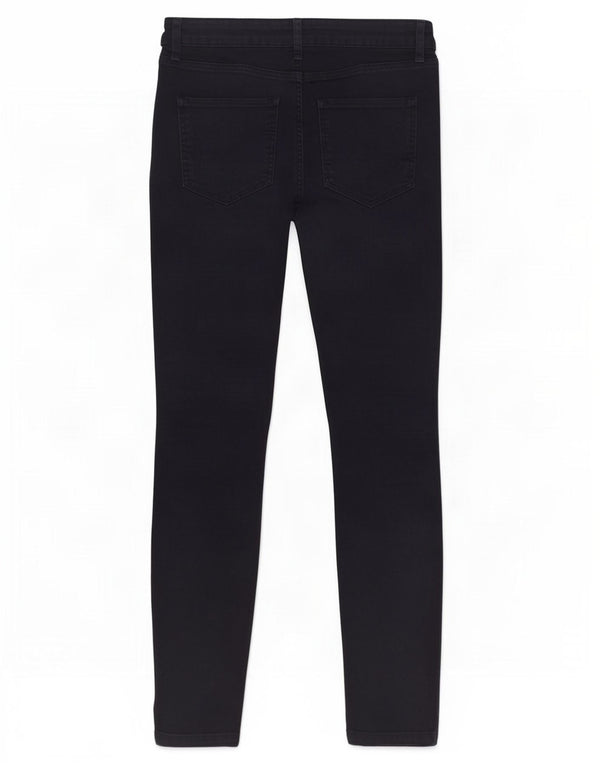 Pantaloni casual skinny da donna Fat Face UK 8 piccoli W26 L28 cotone blu navy