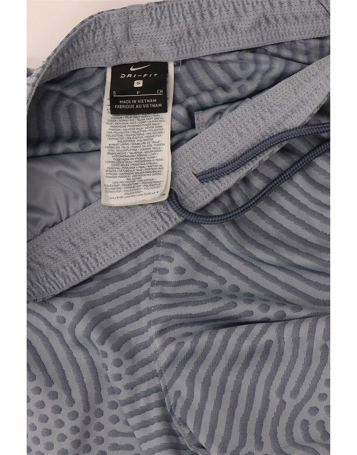 Pantaloncini sportivi Nike Dri Fit da uomo con motivo astratto, piccoli blocchi di colore blu