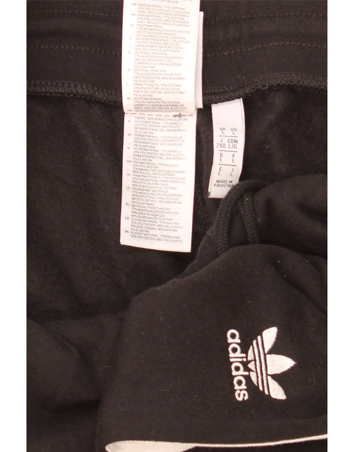 Pantaloni della tuta Adidas da donna Joggers Large Nero Cotone