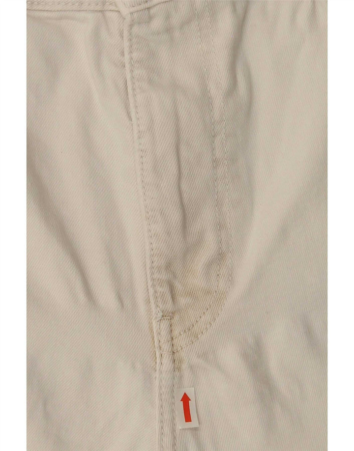 Jeans dritti da donna Zara EU 46 2XL W36 L26 Bianco