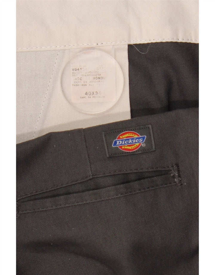 Pantaloni chino dritti da uomo Dickies W40 L34 poliestere grigio