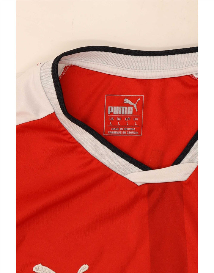 T-shirt grafica Puma da uomo dell'Arsenal, taglia grande, rossa