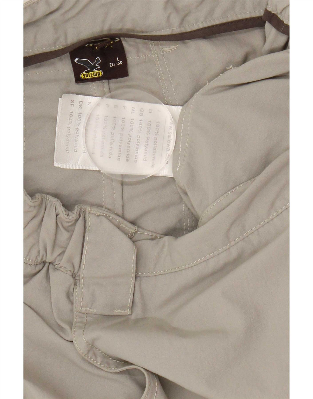 Pantaloncini cargo da uomo SALEWA grandi W34 nylon grigio