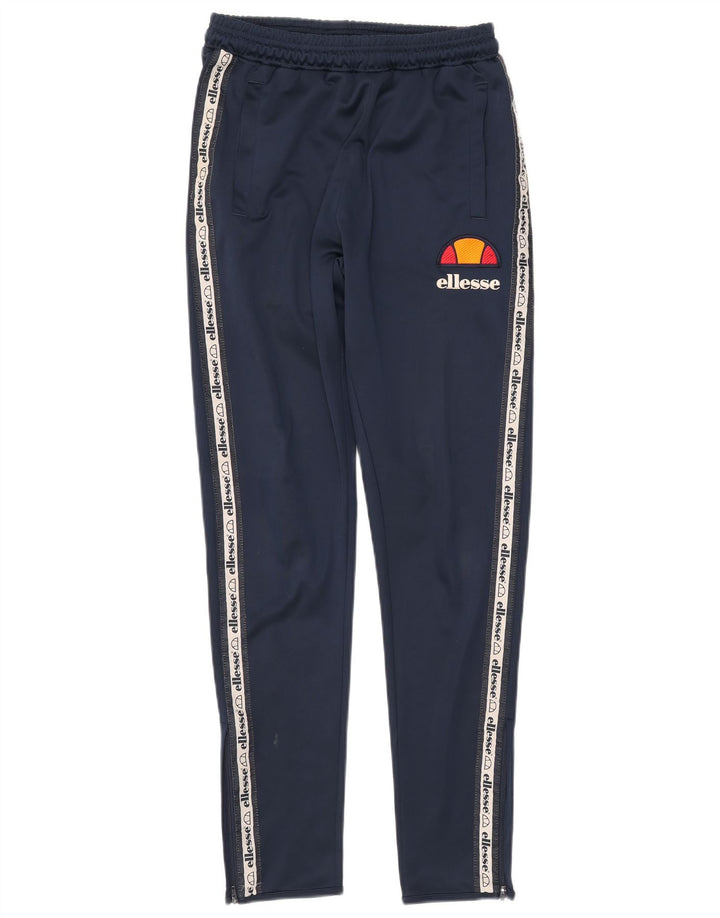 Pantaloni da tuta grafici da uomo Ellesse piccoli in poliestere blu navy