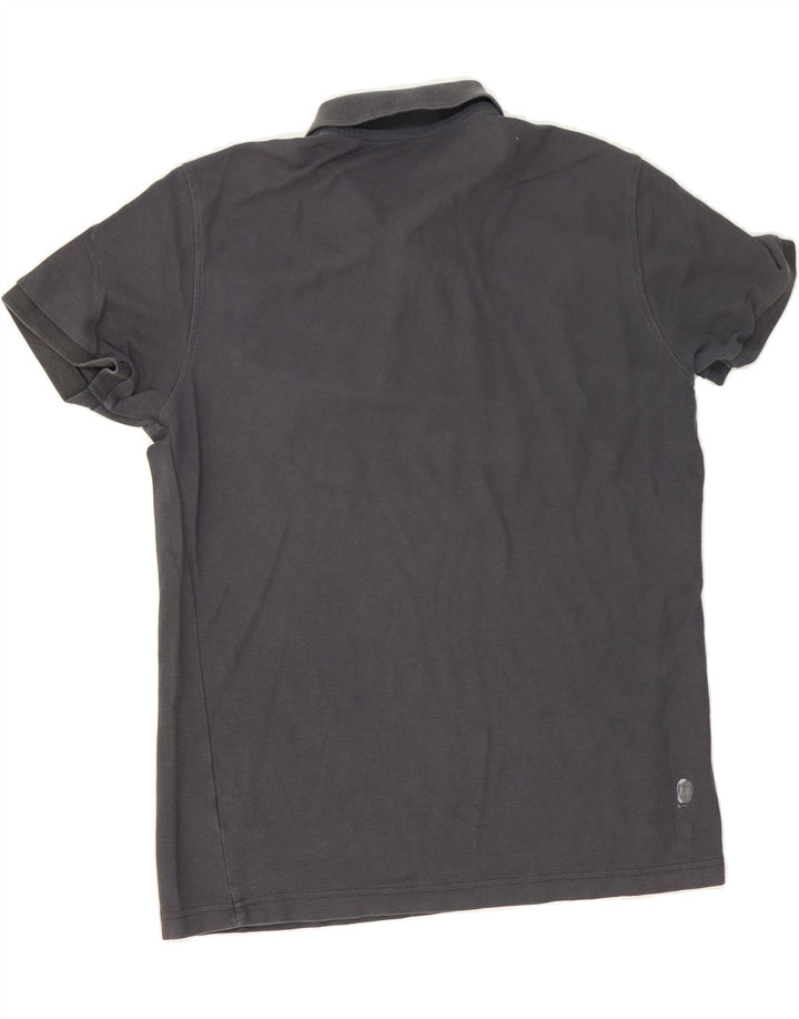 LOTTO Mens Polo Shirt Medium Grey Cotton Vintage Lotto and Second-Hand Lotto from Messina Hembry 