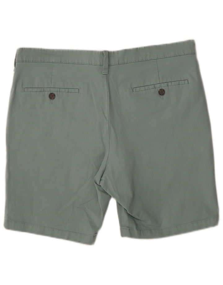 Pantaloncini chino da uomo Marks & Spencer W34 grandi in cotone verde