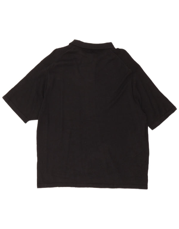 Polo da uomo DOCKERS XL in seta nera