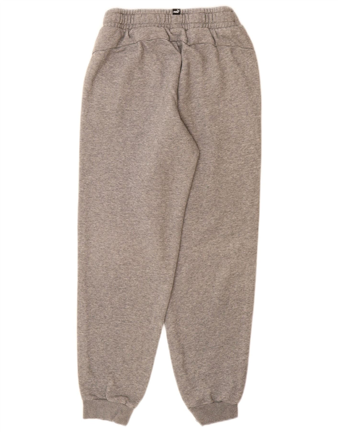 PUMA Boys Tracksuit Trousers Joggers 13-14 Years Grey Cotton