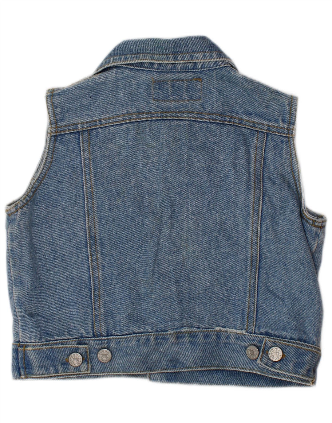 Gilet in denim per ragazzi ROCKY 3-4 anni in cotone blu