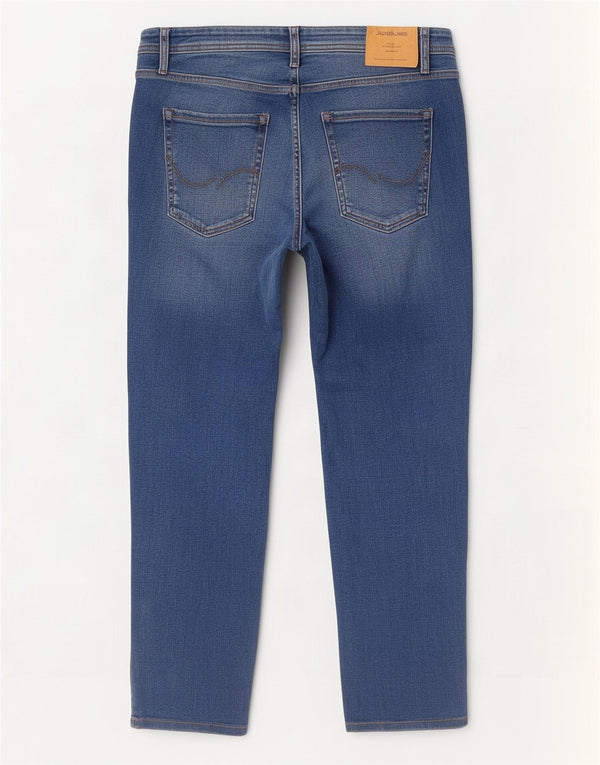 Jeans dritti Tim da uomo Jack & Jones W33 L27 cotone blu