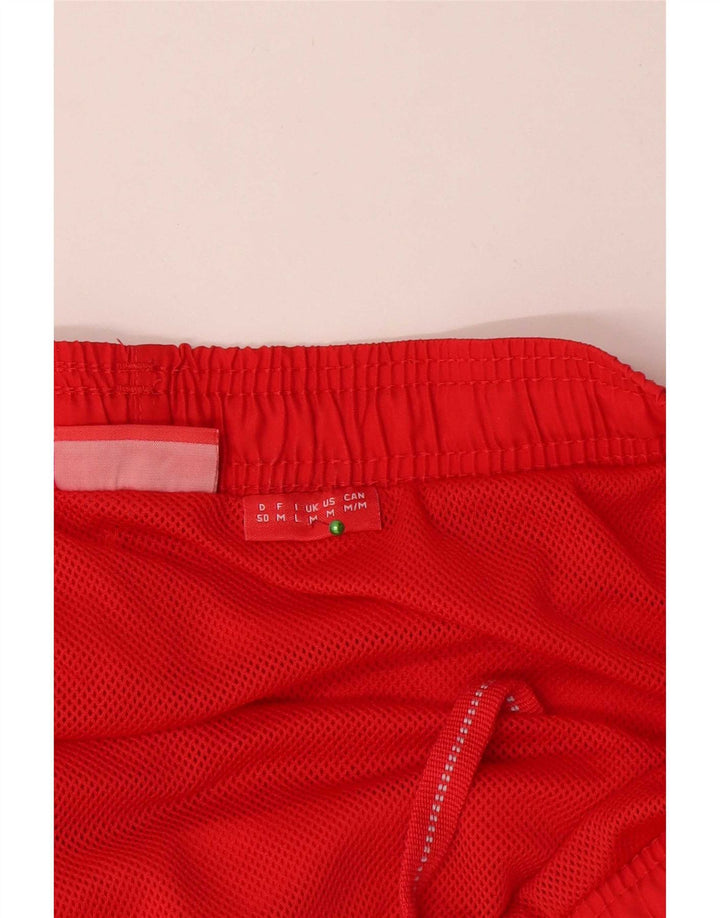 Pantaloncini da bagno da uomo Fila in poliestere rosso medio