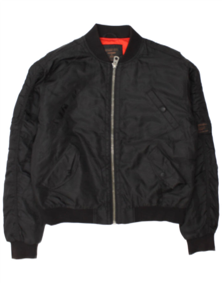 Giubbotto bomber da donna Superdry UK 12 medio nero poliestere