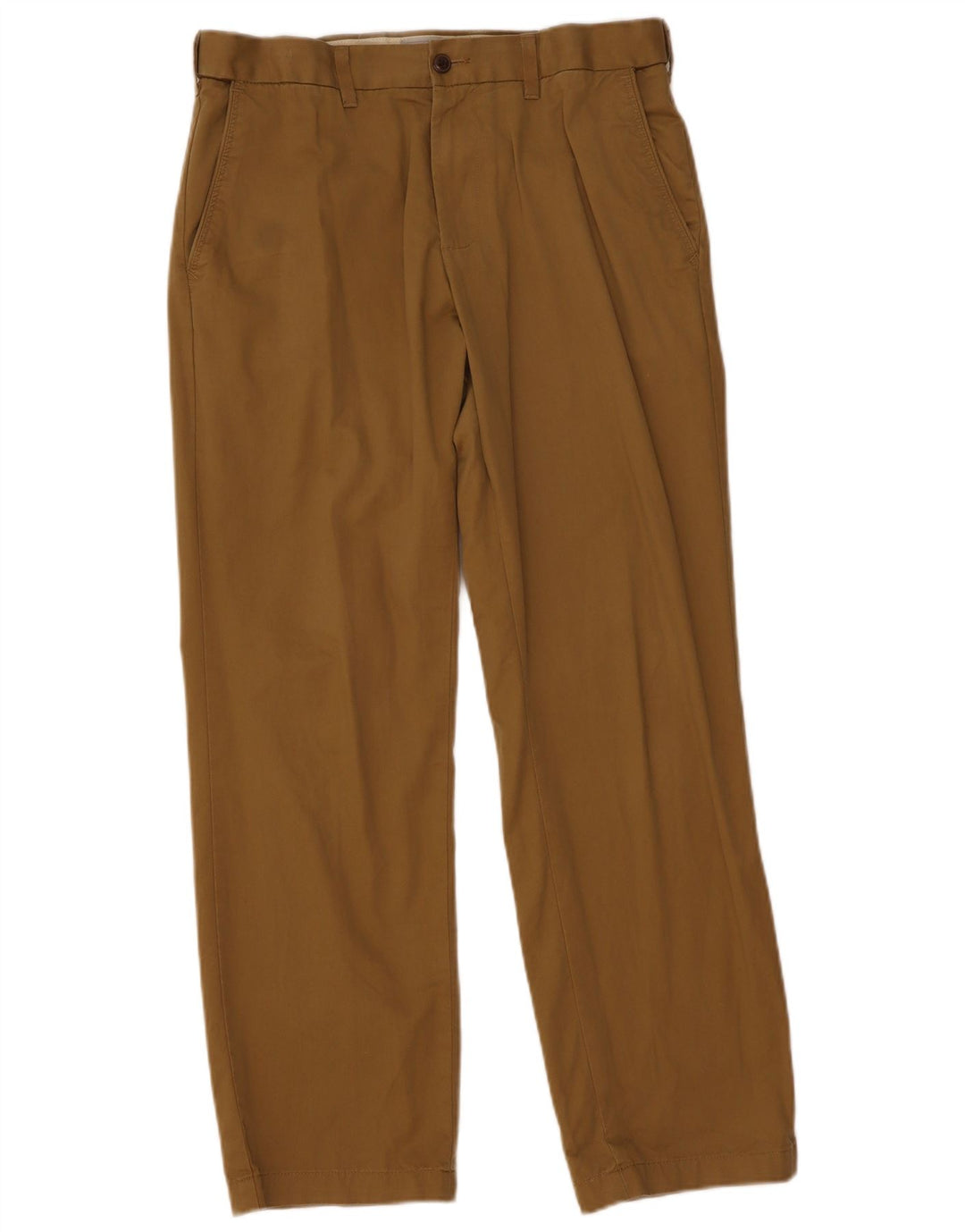 Pantaloni chino regolari da uomo Marks & Spencer W34 L31 cotone kaki