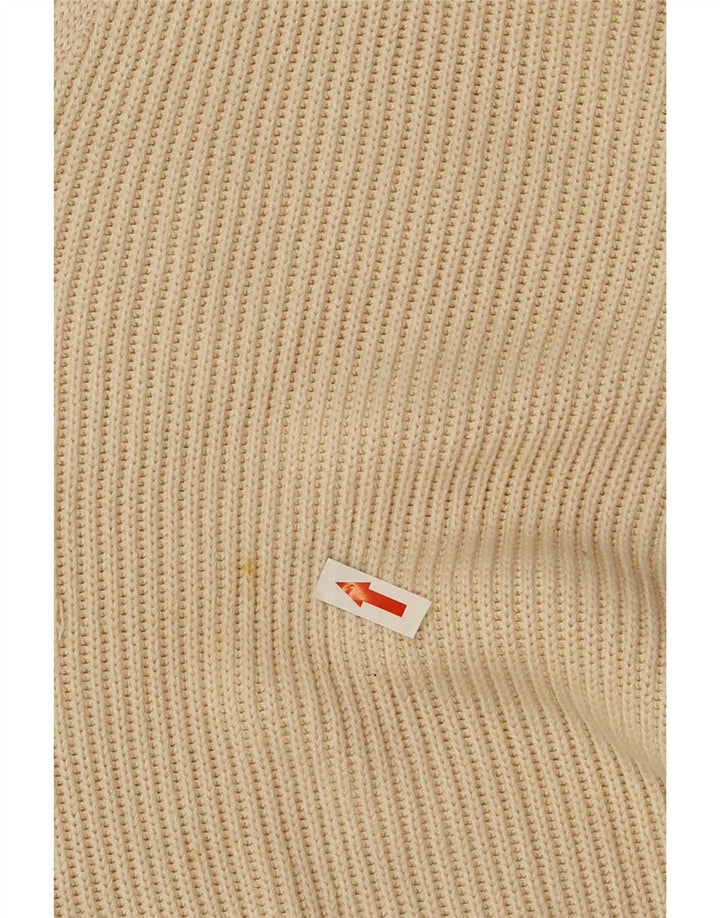 Maglione cardigan oversize da donna Stefanel UK 14 Viscosa beige medio