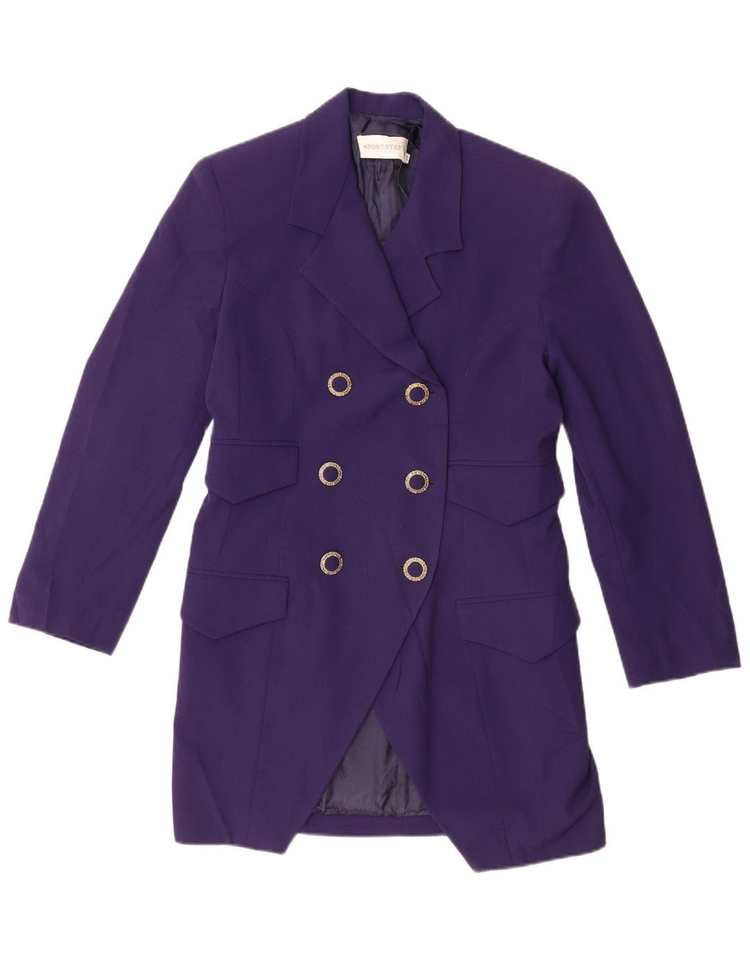 Giacca blazer doppiopetto da donna Sportstaff IT 46 grande viola