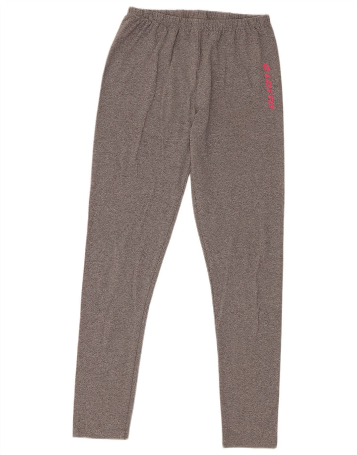 Leggings grafici da donna Lotto UK 12 Cotone grigio medio