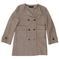 Cappotto doppiopetto da donna Zara UK 14 Lana grigio medio