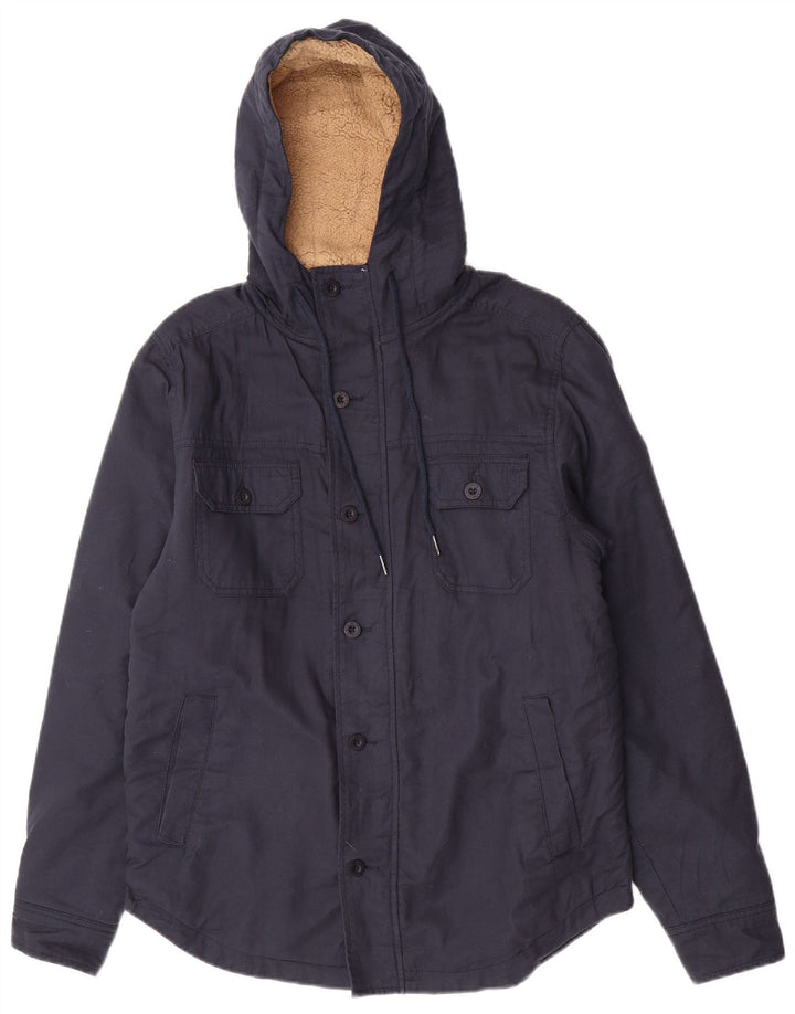 Giacca utilitaria con cappuccio da uomo Rip Curl UK 38 cotone medio blu navy