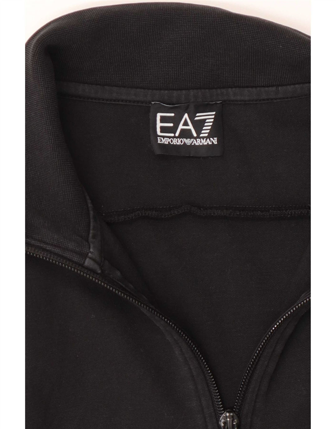 Giacca da tuta da donna Emporio Armani UK 14 Medium Black Colourblock