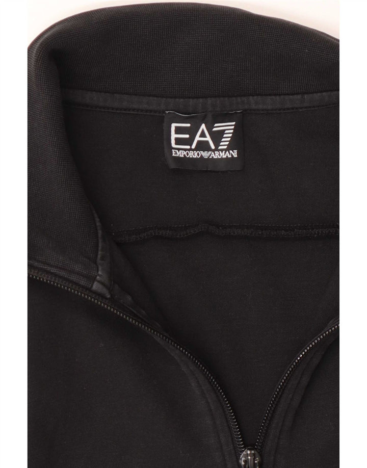 Giacca da tuta da donna Emporio Armani UK 14 Medium Black Colourblock