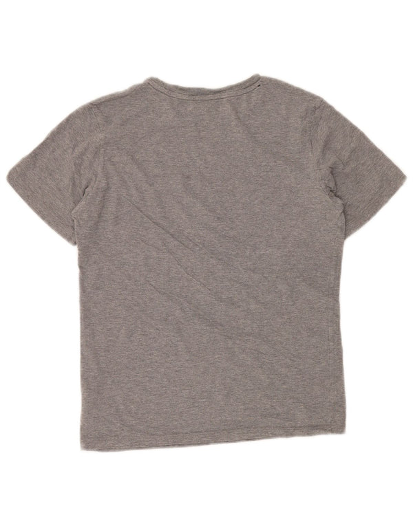 TOMMY HILFIGER T-shirt Top Bambino 13-14 Anni Cotone Grigio