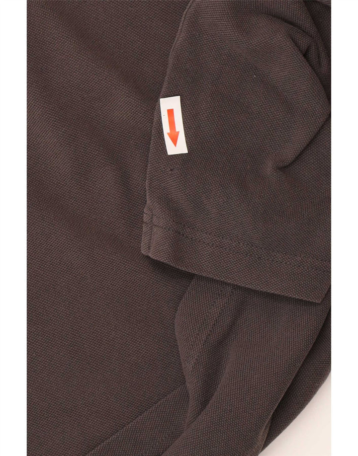 Polo Gant da uomo vestibilità regolare, taglia grande, in cotone grigio