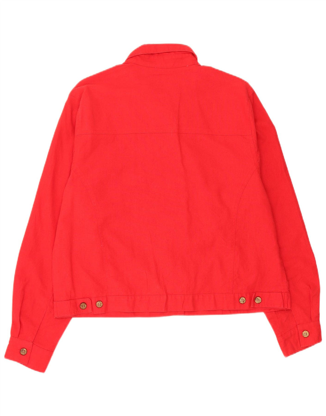 Giacca bomber da donna Cristopher & Banks UK 16 grande lino rosso