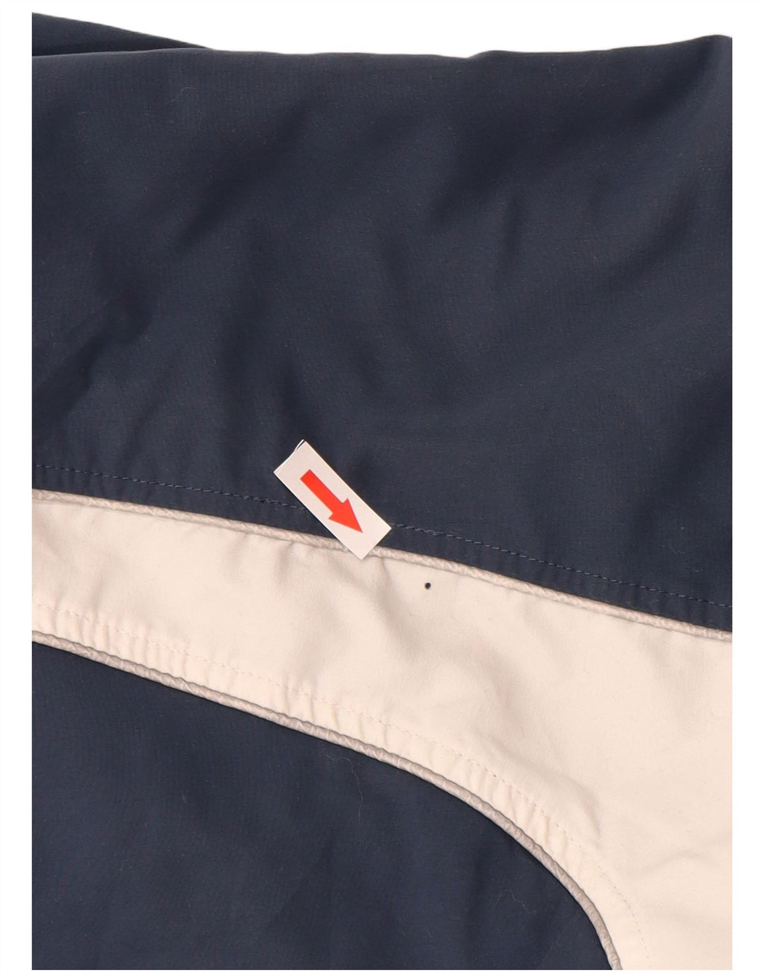 Giacca da ginnastica ASICS da uomo XL in poliestere color block blu navy