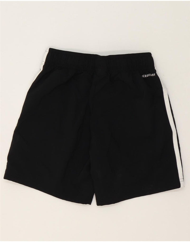 Pantaloncini sportivi Adidas Aeroready da ragazzo 7-8 anni in poliestere nero