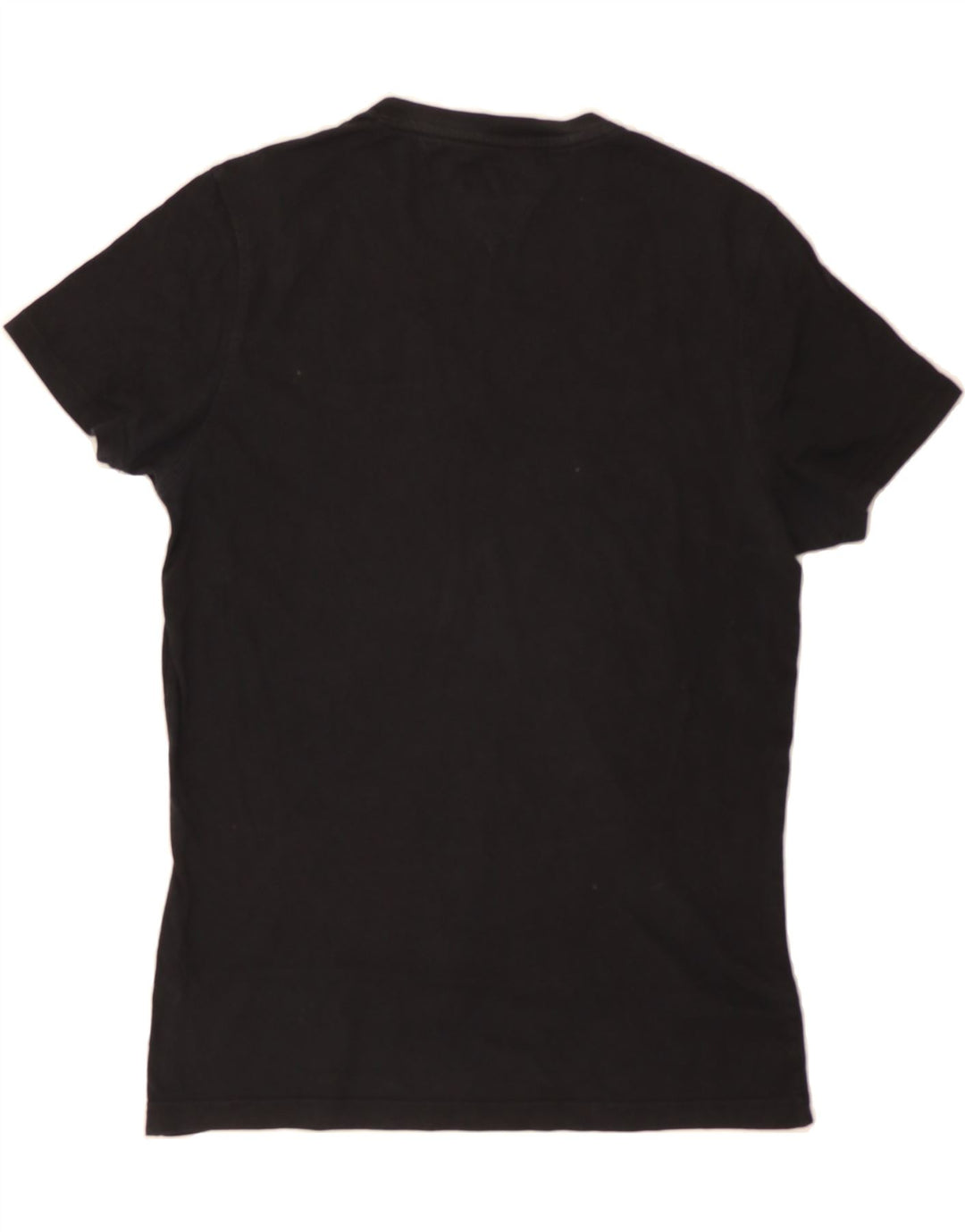 TOMMY HILFIGER Womens T-Shirt Top UK 16 Large Black Vintage Tommy Hilfiger and Second-Hand Tommy Hilfiger from Messina Hembry 