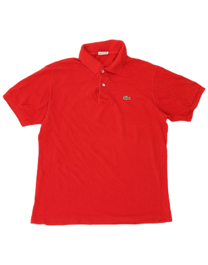 Polo da uomo Lacoste taglia 4 media in cotone rosso