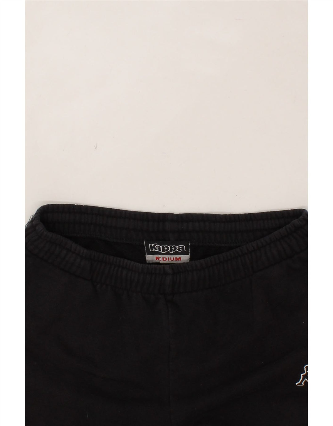 KAPPA Womens Tracksuit Trousers  UK 14 Medium Black Cotton Vintage Kappa and Second-Hand Kappa from Messina Hembry 