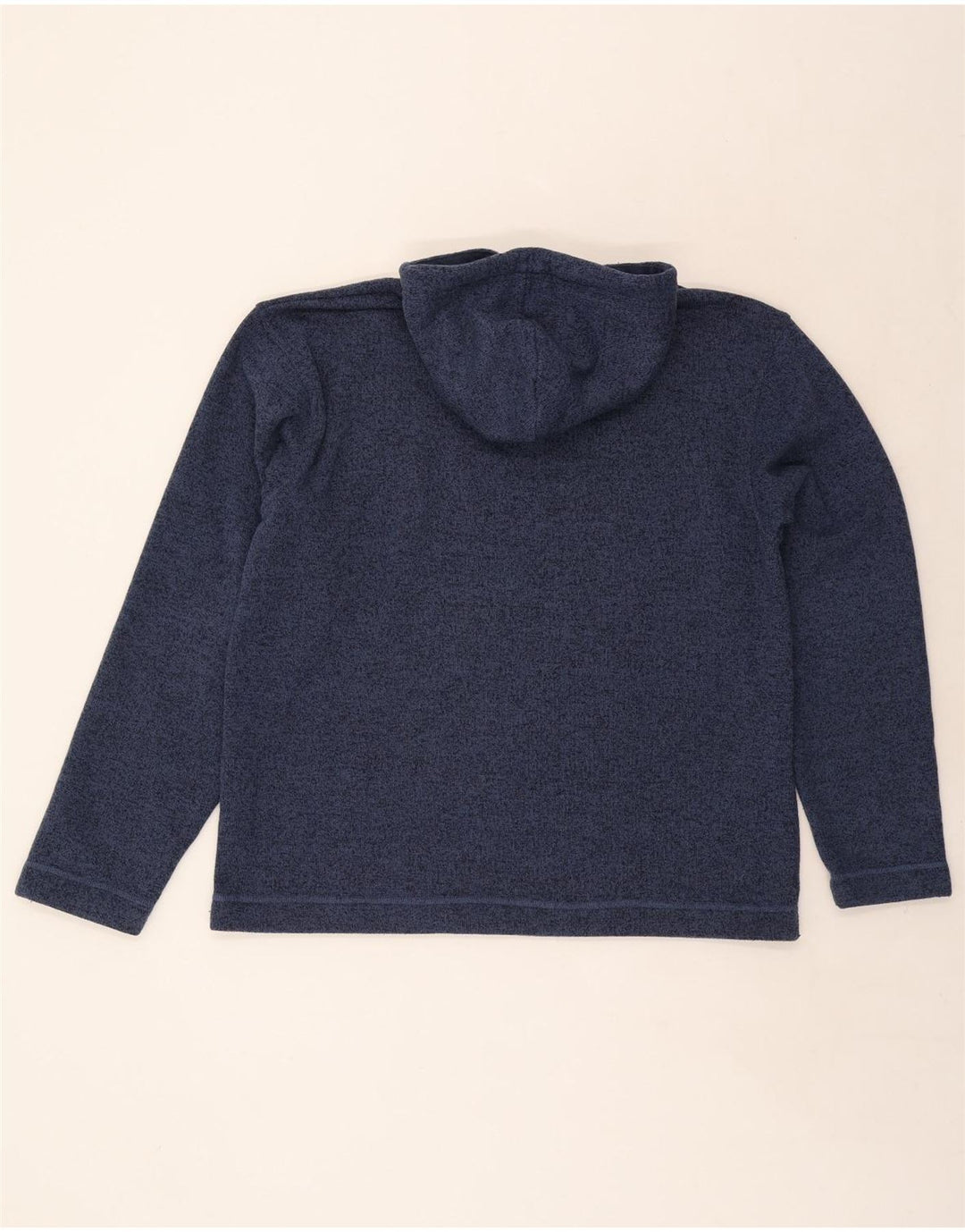 Maglione con cappuccio da uomo Weird Fish XL Poliestere screziato blu navy