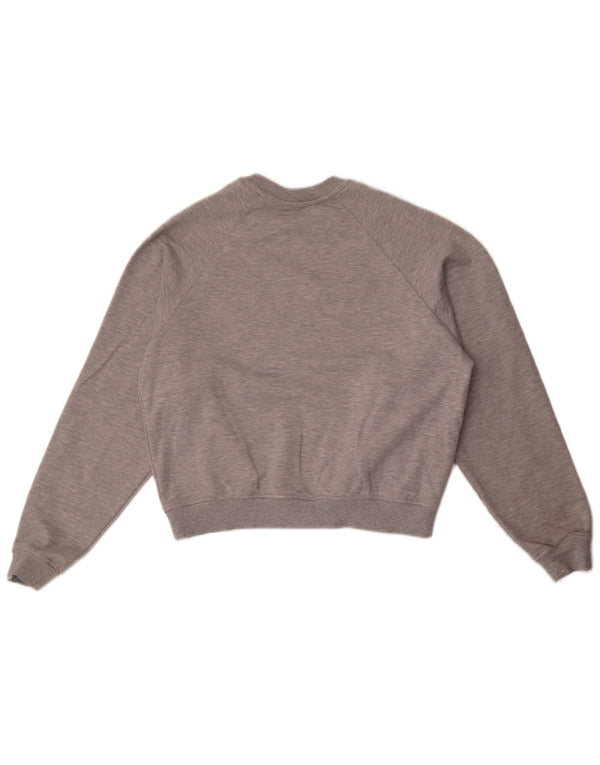 Felpa oversize da donna Zara UK 14 Cotone grigio medio