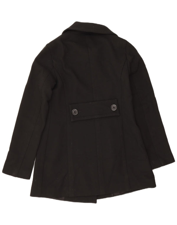 Cappotto doppiopetto da donna Zara UK 10 piccolo in lana nera