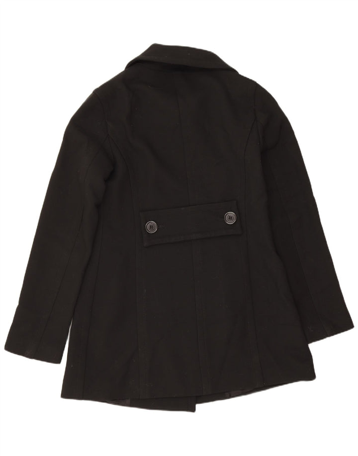 Cappotto doppiopetto da donna Zara UK 10 piccolo in lana nera