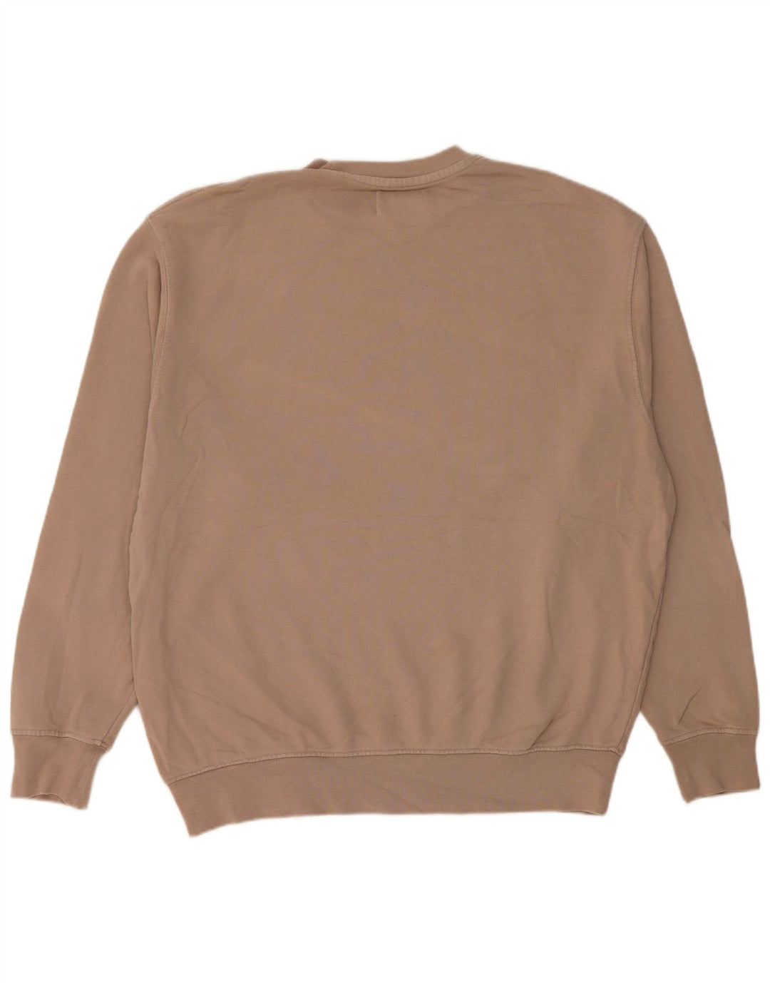 Felpa Zara da uomo in cotone beige medio