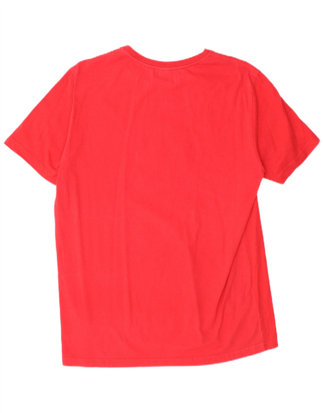 T-shirt grafica da uomo Le Coq Sportif Top XL in cotone rosso