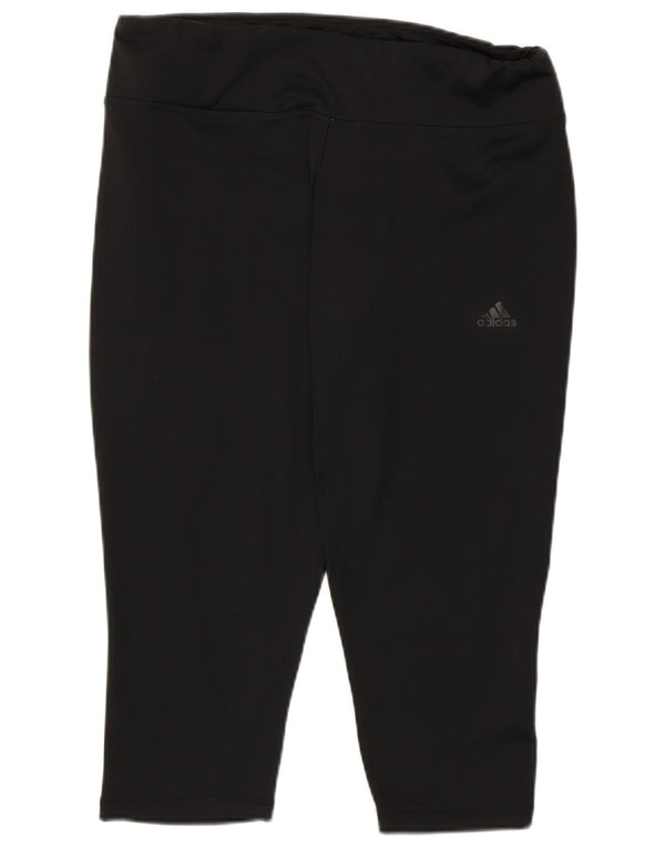 Leggings Adidas Climalite Capri da donna UK 16/18 Large Nero Poliestere
