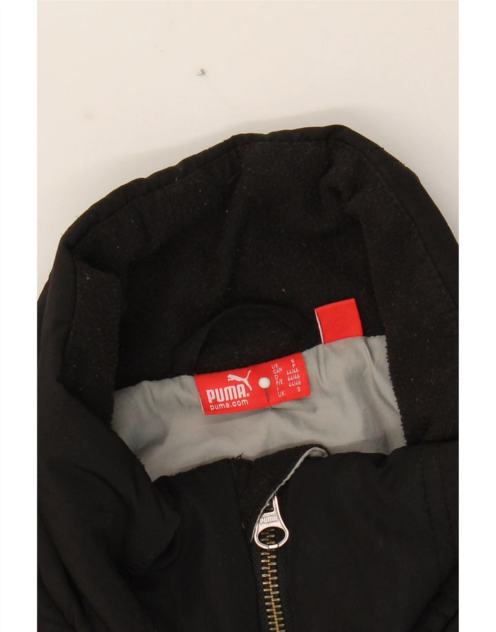 PUMA Mens Padded Jacket UK 36 Small Black Vintage Puma and Second-Hand Puma from Messina Hembry 