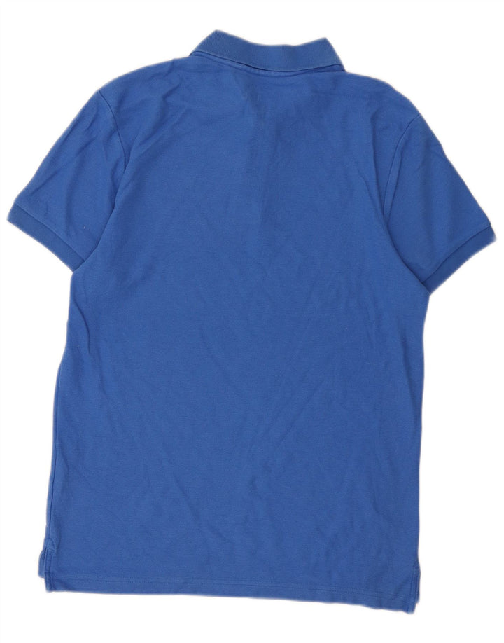 Polo Nike da uomo in cotone blu medio