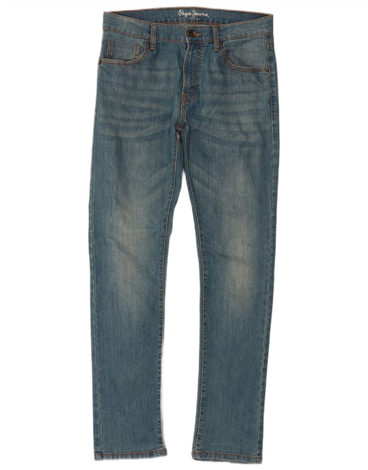 PEPE Jeans Donna Vapor Slim Jeans W32 L32 Cotone Blu