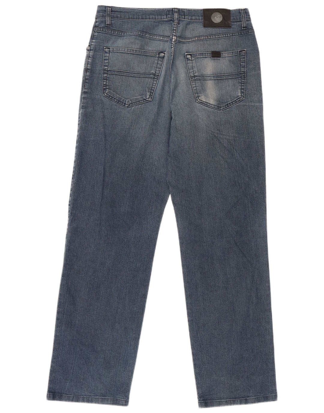 Jeans Straight Uomo Trussardi W34 L30 Blu Cotone