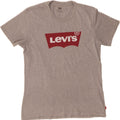 LEVI'S Mens Graphic T-Shirt Top Medium Grey Cotton Vintage Levi's and Second-Hand Levi's from Messina Hembry 