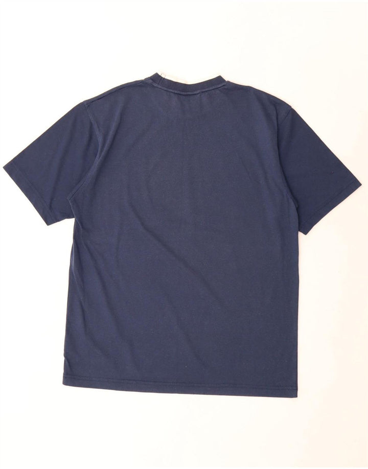 T-shirt da uomo Umbro Top medio in poliestere blu navy