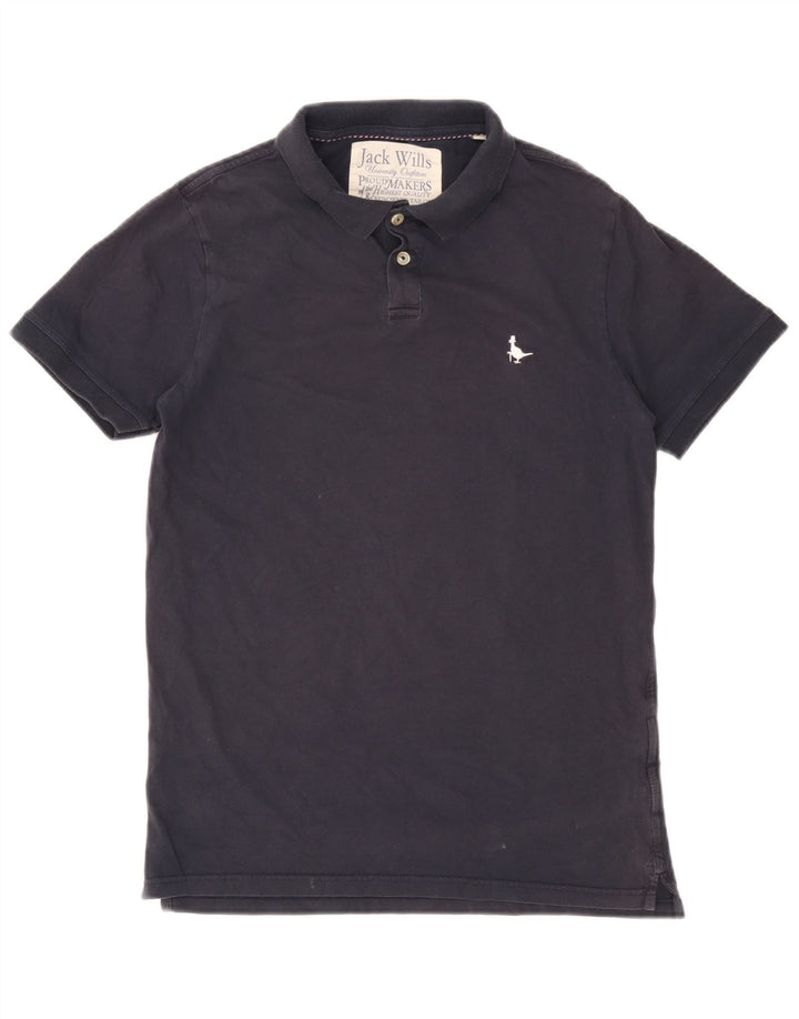 Polo da uomo Jack Wills piccola in cotone blu navy